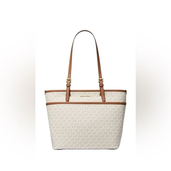 MICHAEL Michael Kors Logo Large Top Zip Pocket Tote - Picture 1 of 10